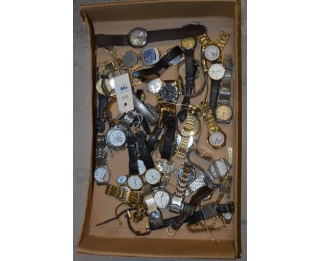 A box of Rotary wristwatches, to include: gents; lady's; automatics; manual wind; and quartz.