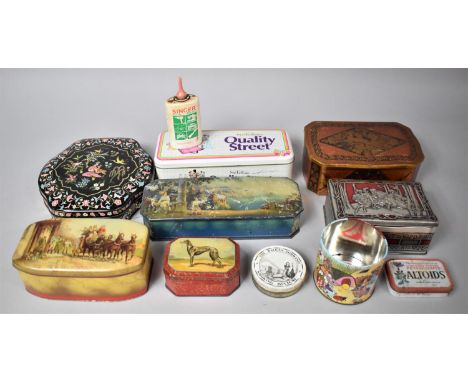 A Collection of Various Vintage and Later Tins to include Greyhound Example 