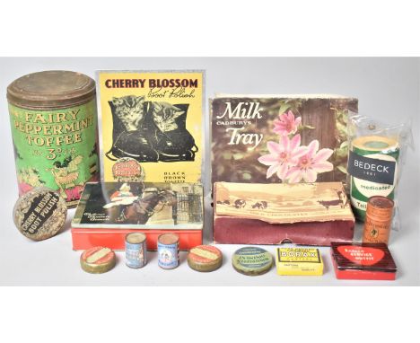 A Collection of Various Vintage Tins and Chocolate Boxes to include Fairy Peppermint Toffee Tin, Dairymaids Crackers, Milk Ca