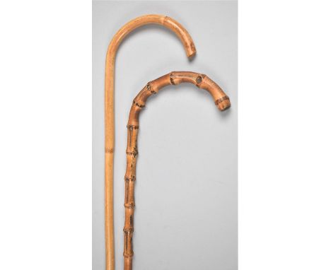 Two Vintage School Teachers Canes 