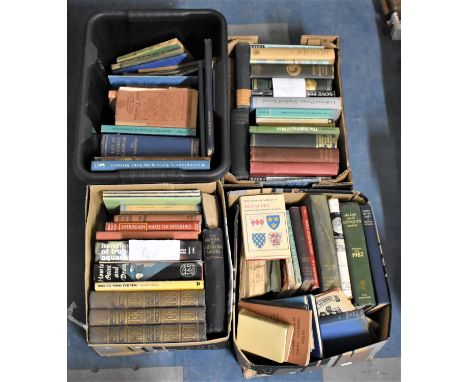Four Boxes of Various Vintage Books 