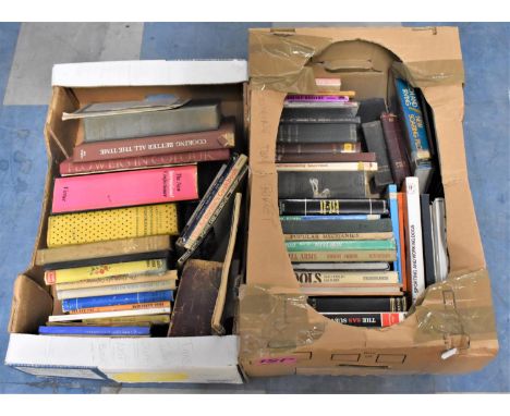 Two Boxes of Vintage Books 