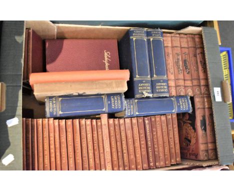 A Collection of Vintage Books to Include Shakespeare, Charles Dickens, Punch Library of Humour etc 