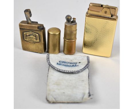 A Collection of Three Vintage Lighters, We are Unable to Post Lighters 