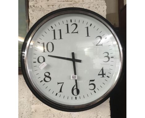 LARGE CIRCULAR WALL CLOCK, APPROX 34" DIA