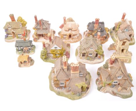 Lilliput Lane - A collection of vintage 20th century boxed and unboxed Lilliput Lane cottage figures to include Jasmine Cotta