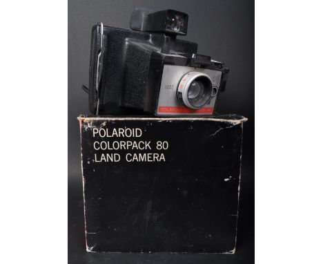 An original 1980's Polaroid Colorpack 80 Land Camera. The camera complete and in the original packing box.&nbsp;
