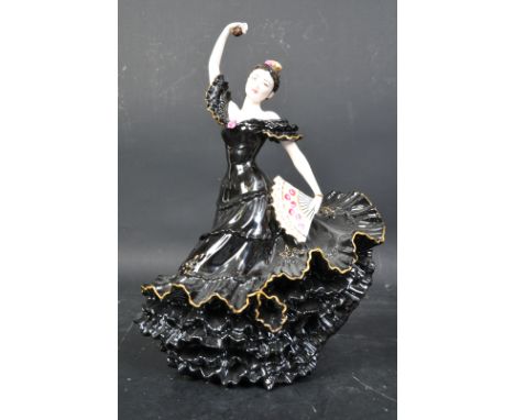 Coalport - Flamenco - A vintage 20th century limited edition bone china Coalport figurine in the form of a flamenco dancer in