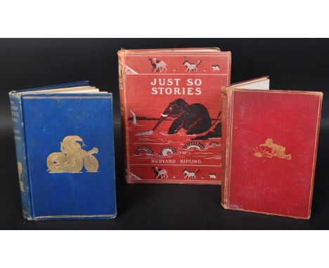 A collection of vintage early 20th Century hard back children books.&nbsp; Now we are six - A. A. Milne, The second jungle bo