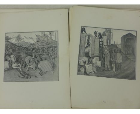 Grandes Chroniques de France, a Reproduction of 51 miniatures of the manuscript of the National Library, Paris 