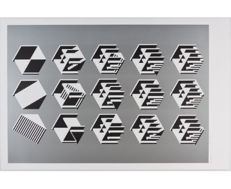 Marcello Morandini1940 Mantua - Ohne Titel - (ca. 1970) Farbserigrafie/Papier. 285/300. 61,2 x 42 cm, 69,7 x 46 cm (Blattmaß)