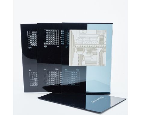 Kunst und Technik 1979 - Kalender Objekt Eduardo PaolozziRosenthal Technik AG, Selb / Marktredwitz 1979. Quadratische Bildpla