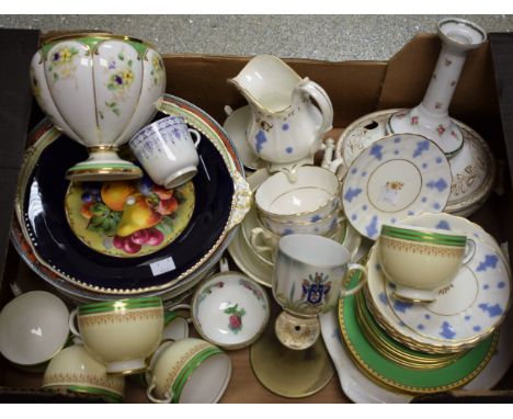 Ceramics - a Victorian oval sauce tureen and cover;  Adderleys Albany pattern six setting tea service, others part; etc.; qty