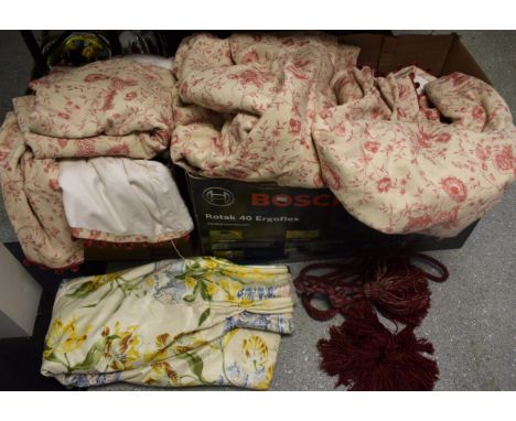 Textiles - Kate Forman interlined linen, curtains, etc