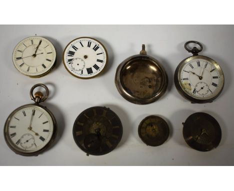 Pocket Watches - a Victorian open face pocket watch, white dial, Roman numerals, button wind movement, Chester 1885; a  Georg