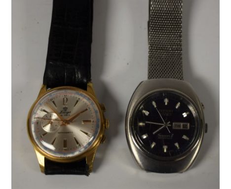 A Lings 21 Prix chronometer; a Ricoh Spacer II day/date wristwatch