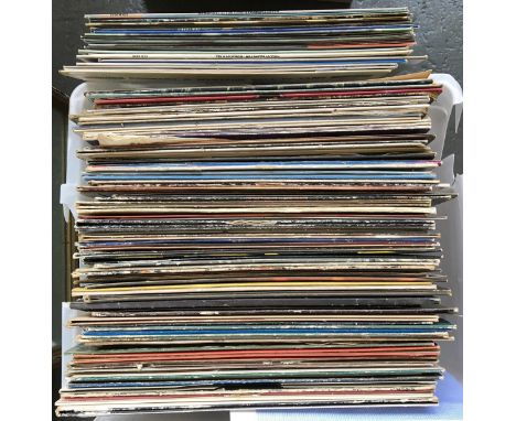 Assorted rock and pop LPs, to include The Beatles, The Rolling Stones, Madonna, Elvis Presley, etc 