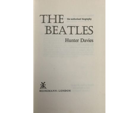 Hunter Davies, The Beatles, The Authorised Biography 1968, first ed. with dust cover 