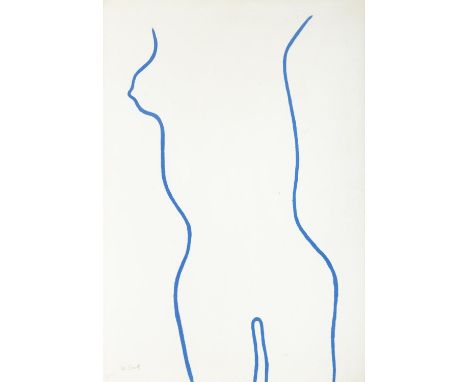 William Scott RHA (1913-1989)A Girl Surveyed Lithograph, 80 x 54cm (31&frac12; x 21&frac14;'')Signed numbered and dated 62/75