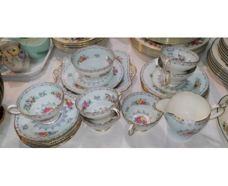 A Shelley "Crochet" part tea set, 21 pieces 