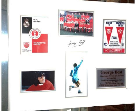 Marc Grimshaw:  signed limited edition print "United at Home", signed by Bryan Robson; 3 other MUFC prints 
