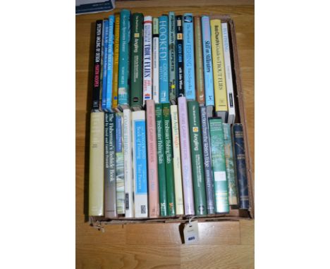 A collection of modern books, fishing subjects, including: The Practical Fishing Encyclopaedia; Bob Church's Guide To Trout F