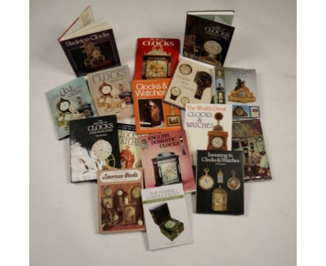 A COLLECTION OF REFERENCE BOOKS to include Earnest Edwardes, 'The story of the pendulum clock', 'Watch and clock makers in th