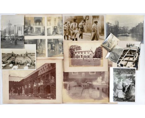 Photography. Approx. 200 miscellanoeus photographs,&nbsp;late 19th c and later,&nbsp;including [India] the Deccan College 19t
