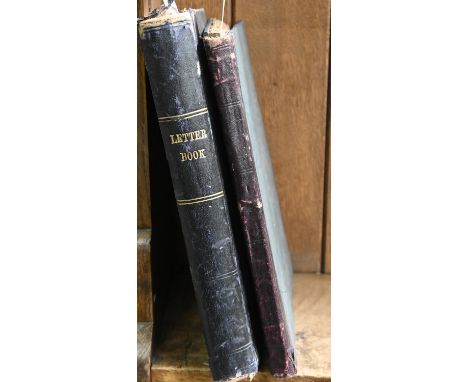 Two manuscript letter books of G. Stibbe &amp; Co. Ltd., Leicestershire, knitwear machinery manufacturers, dated 1894-96,&nbs
