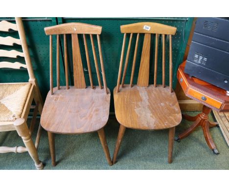 Pair of Ercol style chairs 