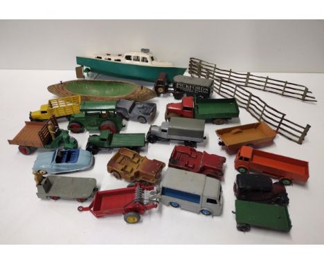 Selection of vintage diecast vehicles. Shipping Group (A). 