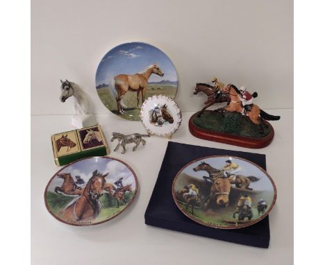 Equine themed chinaware by Royal Worcester and Spode. Collection only. 