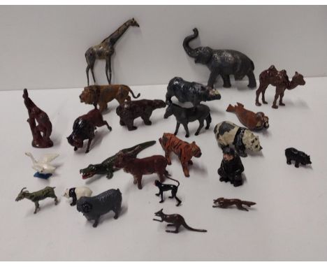 Quantity of vintage lead animals. Shipping Group (B). 