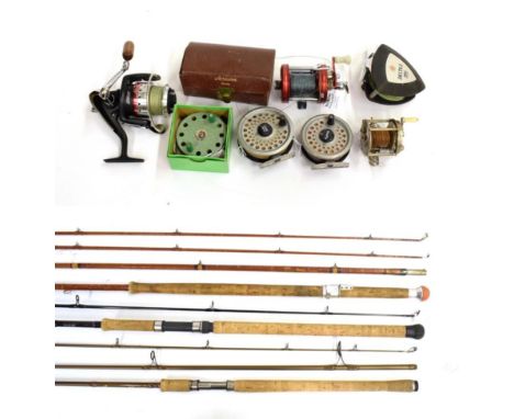 Assorted Fishing Tackle, comprising a Daiwa ''Wilderness XT 1003MHS'', three-piece, carbon spinning rod, 3.05 m., nylon bag, 