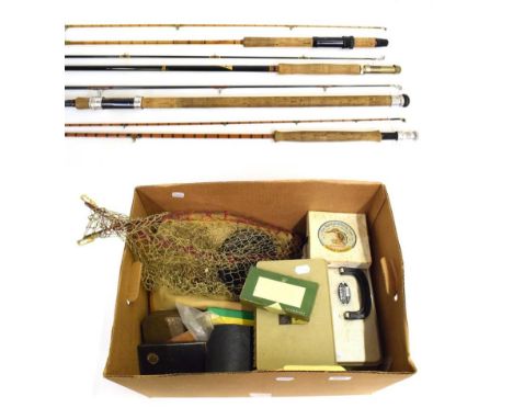 A Hardy, The ''Perfection'', Two-Piece, Palakona Trout Fly Rod, No.H51960A, 8ft. 6in., canvas bag; a Hardy, The ''Knockabout'