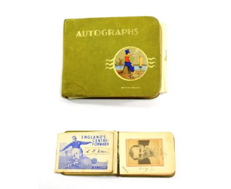 Football Autographs: A Interesting Collection From 1936/37 including examples from Doncaster Rovers, Gainsborough Trinity, Bu