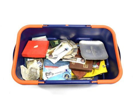 Various Modern Shipping Items including Townsend Thoresen items; bottle openers, paper knives, pin/ash trays, pens, caddy spo