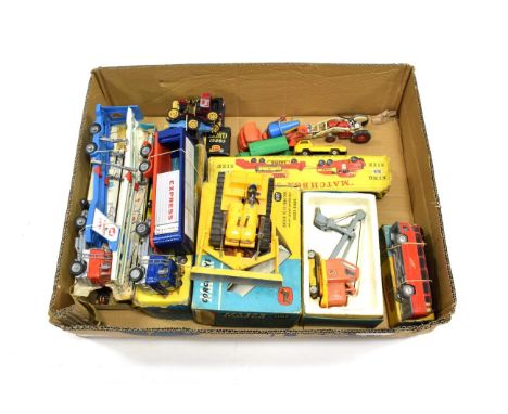 Corgi Various Models including 1138 Ford tilt Car transporter, 1137 Express Service lorry, 1107 Euclid tractor with dozer bla