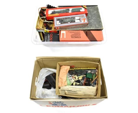 Various OO/HO Gauge including Hornby Railways R761 Kneller Hall; Lima 2-6-2T GWR 4589 (both E-G boxes G); Kit built/heavily a