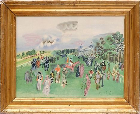 RAOUL DUFY 'Chantilly', lithograph, signed in the plate, 35cm x 45cm. 
