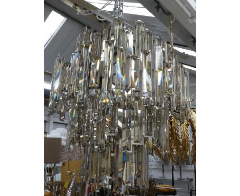 CHANDELIER, 1960's Italian Murano style, 65cm Drop approx minus chain. 