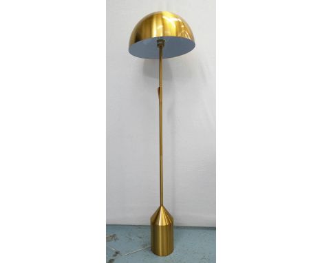 VICO MAGISTRETTI INSPIRED FLOOR LAMP, gilt metal finish, 152cm H. 