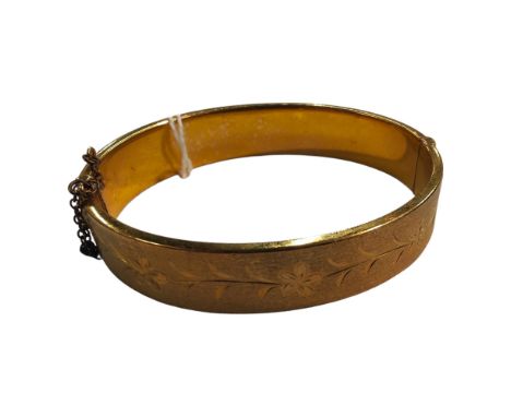ROLLED GOLD BANGLE 