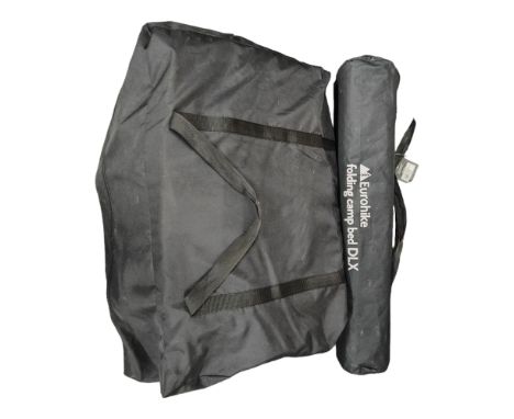 2 MAN INFLATABLE CANOE &amp; FOLDING CAMP BED 
