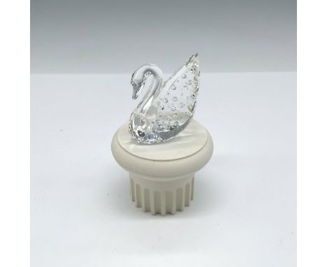 Commemorative 100th year Swarovski figurine. Created with 100 individual crystal stones placed on the logos wings. A white pi