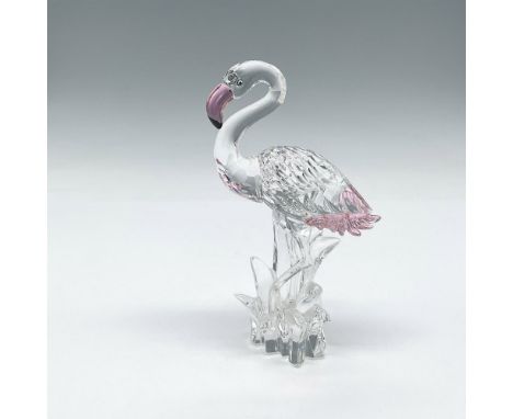Part of the Feathered Beauties series. elegant crystal figure created with faceted and smooth crystal with rosaline crystal a