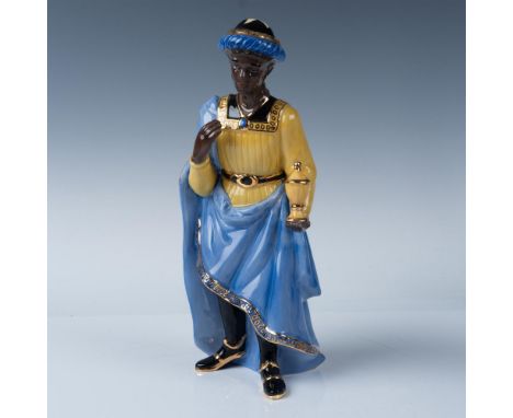 Balthazar is a part of the Holiday Traditions Nativity series. He is depicted in deep blues and yellows, has a glossy finish,