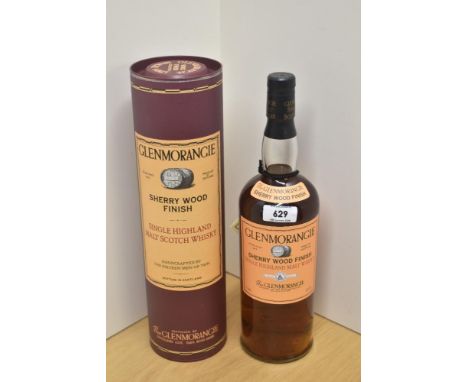 A bottle of 1990's/2000's Glenmorangie Sherry Wood Finish Single Highland Malt Scotch Whisky, Matured for at least 12 years i