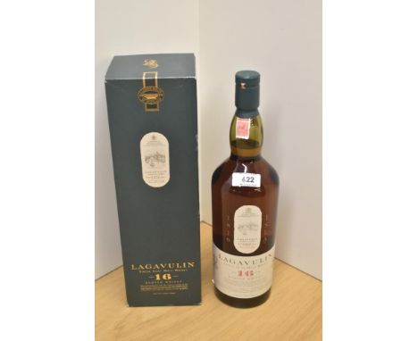 A bottle of 1990's Lagavulin 16 Year Old Single Islay Malt Scotch Whisky, White Horse Distillers, Glasgow, 43% vol, 1 Litre, 