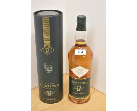 A bottle of Glentromie 17 Year Highland Malt Scotch Whisky, 40% vol, 1 Litre, in card tube